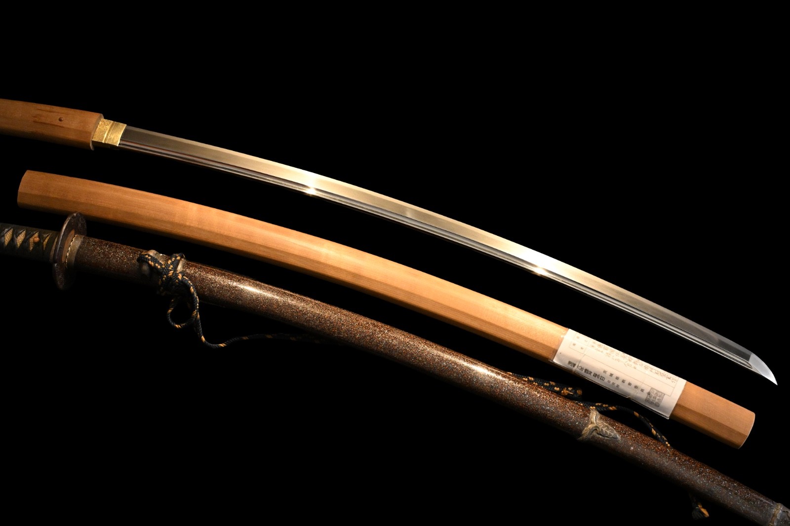 Katana Japanese antique Bizenkoku Osafune Morishige Muromachi koshirae