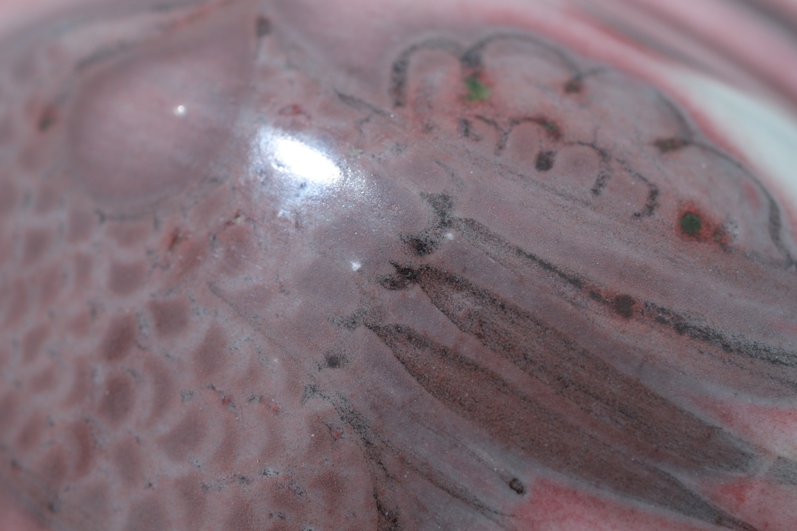 0262 Copper-Red Glazed Jar with Cloud and Phoenix Type A