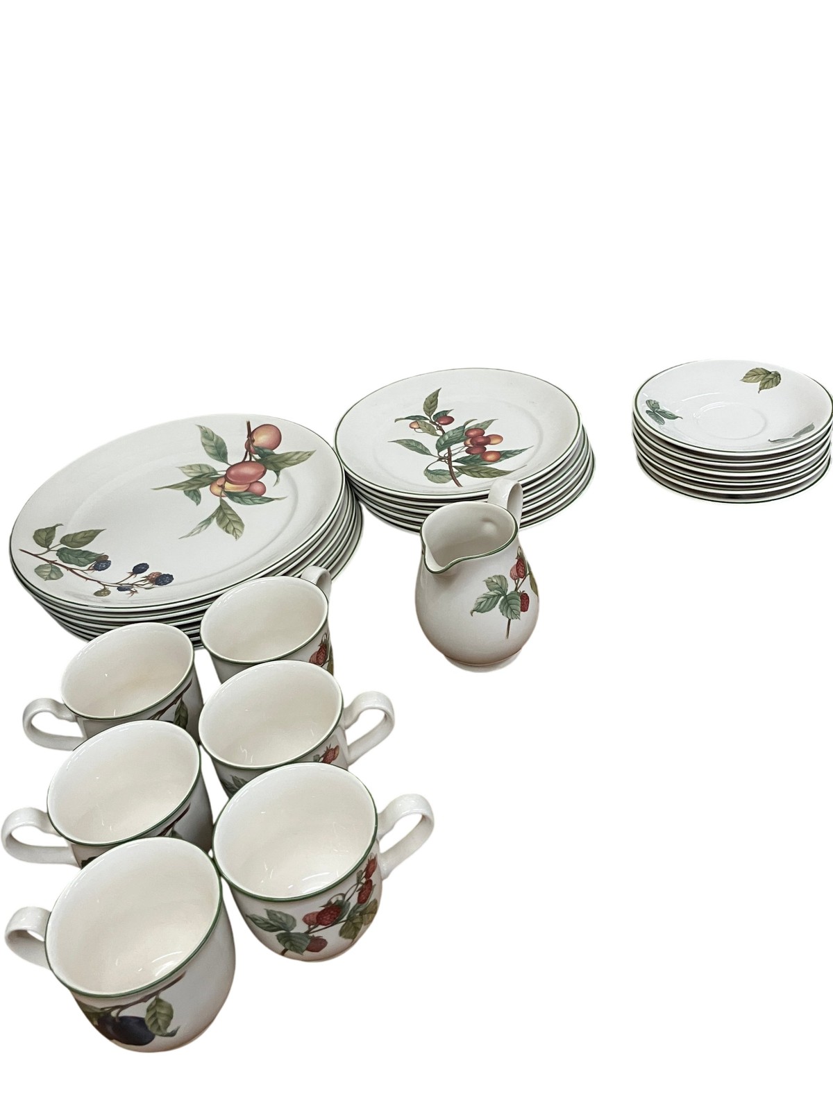 Westbury Debenhams Nordic Porcelain Tea Set Collection Floral Art (25 Pieces)