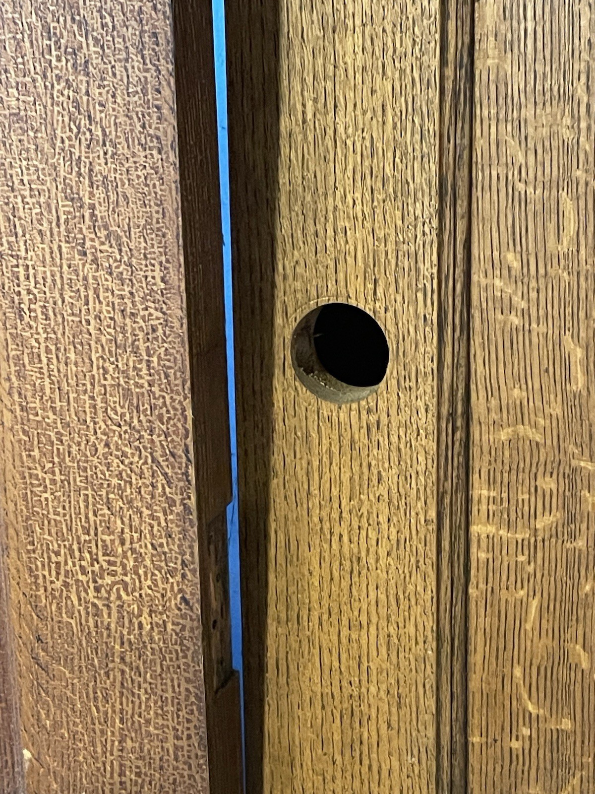 Vintage oak interior doors