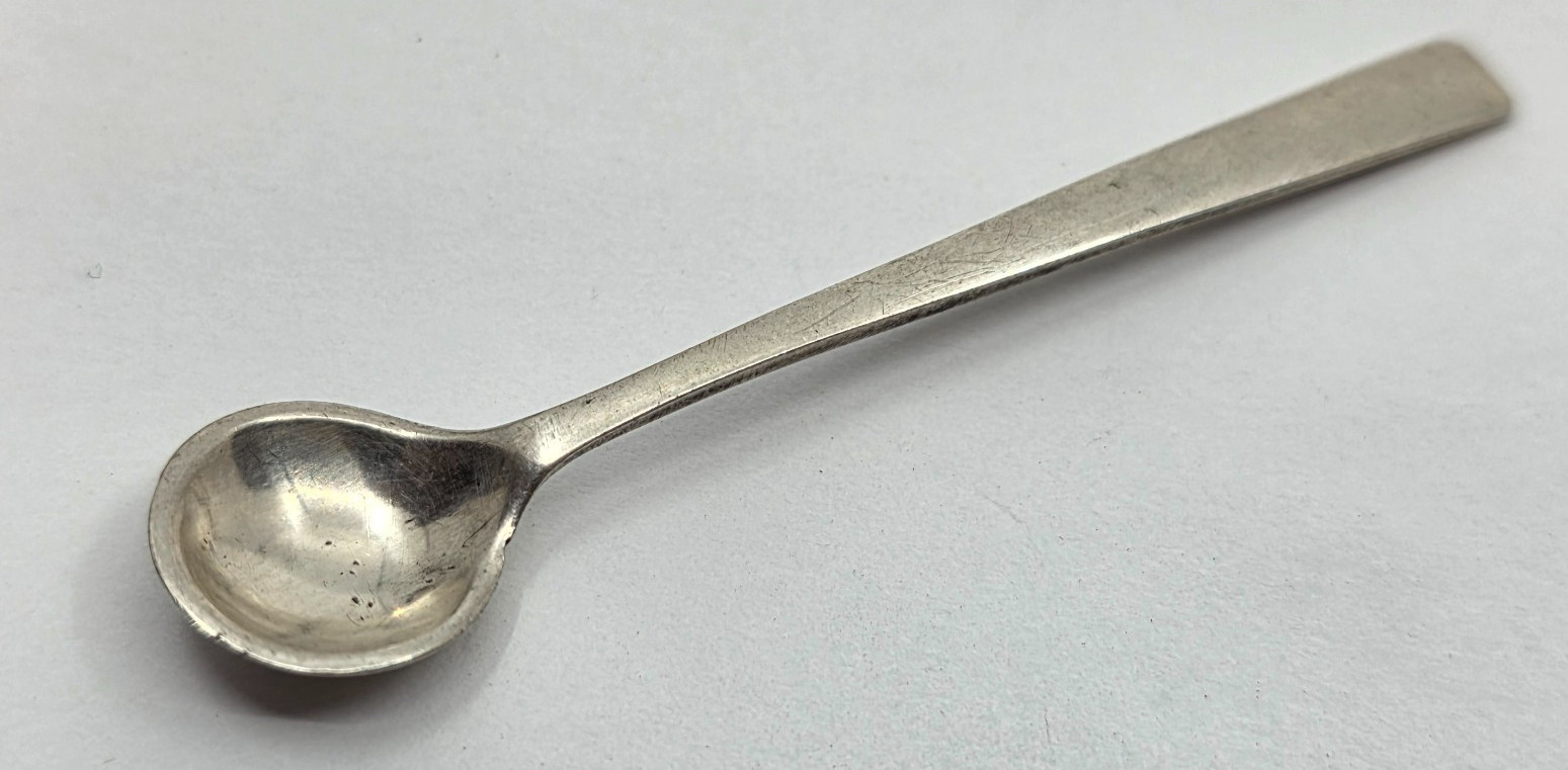 Vintage Taxco Mexico Sterling Silver Signed FCM Small Spoon