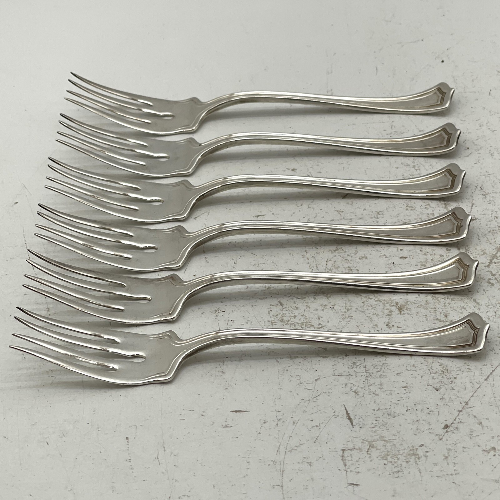 Set of 6 1881 Rogers A1 Pat. Mar 30.15 Salad Cocktail Fork 6.5 Inch