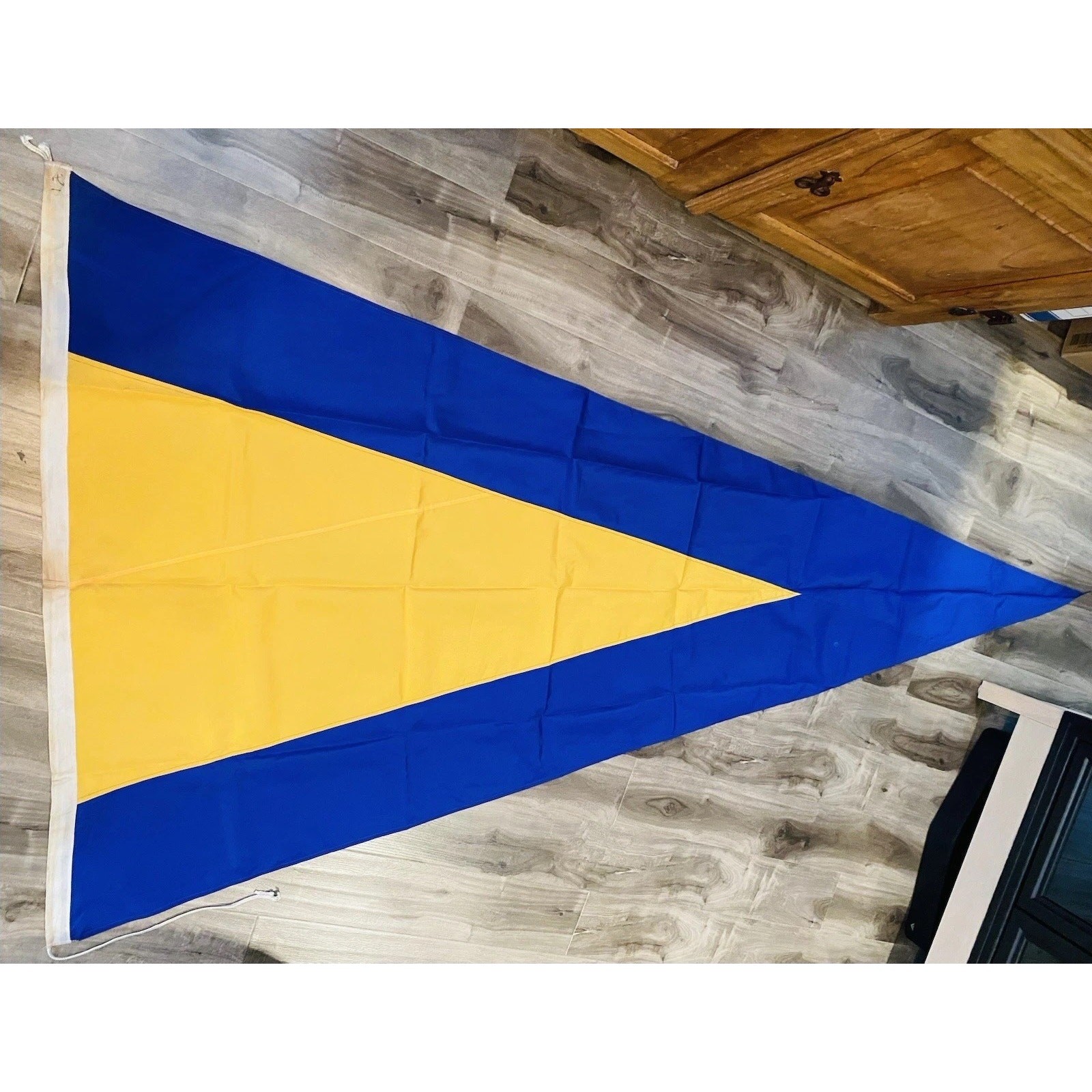 Vintage 1st Substitute Maritime Signal Flag – 88 1/2” L X 47”W