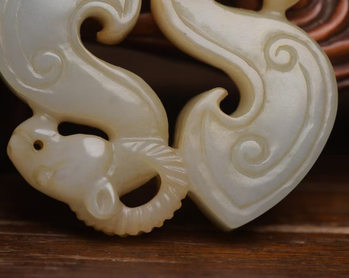 Natural Hetian Jade Pendant Certificate Hand Carved Sheep Amulet Men Gift 1614