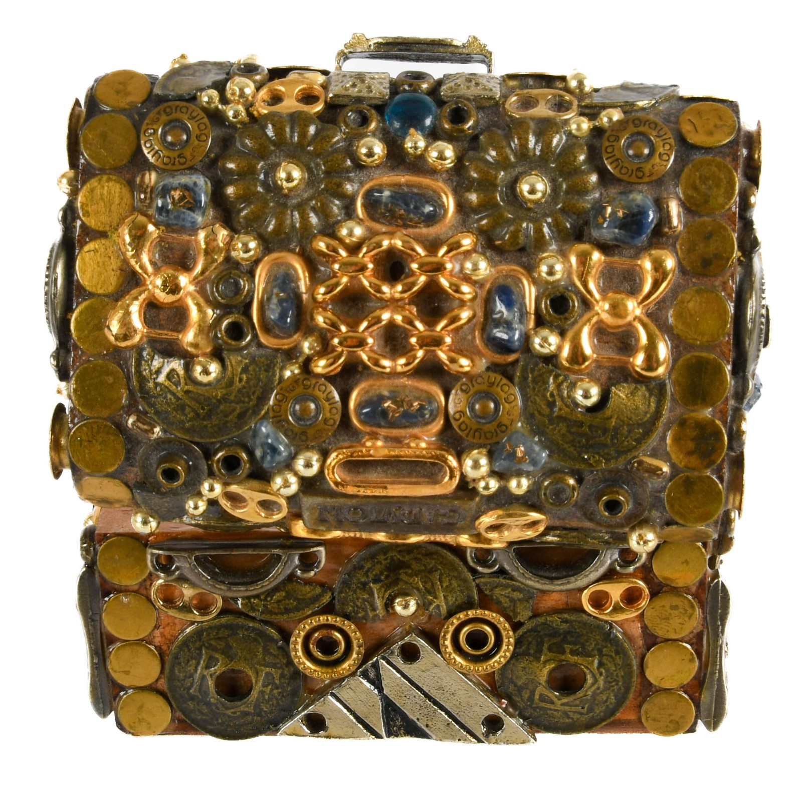 Found Object Trinket Box Attributed to Francisco Muller