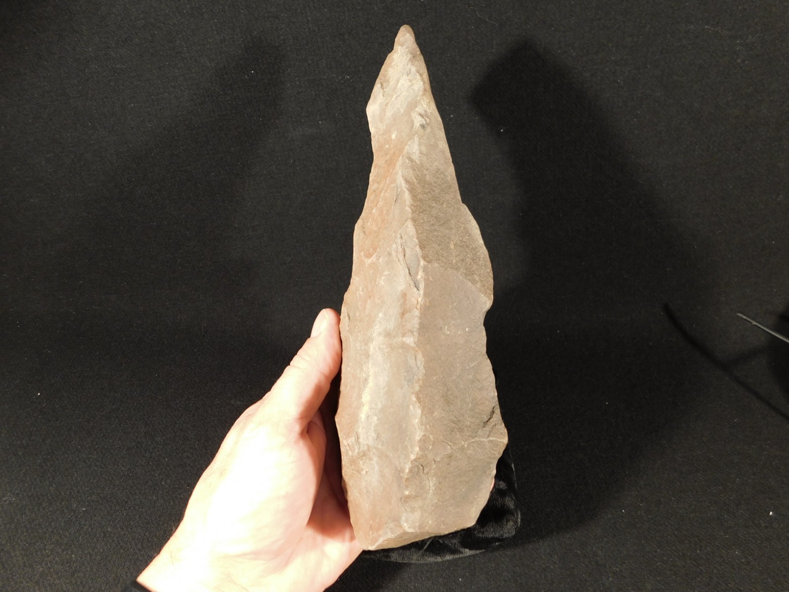 HUGE! One Million Year Old! Early Stone Age ACHEULEAN HandAxe Morocco 1393gr