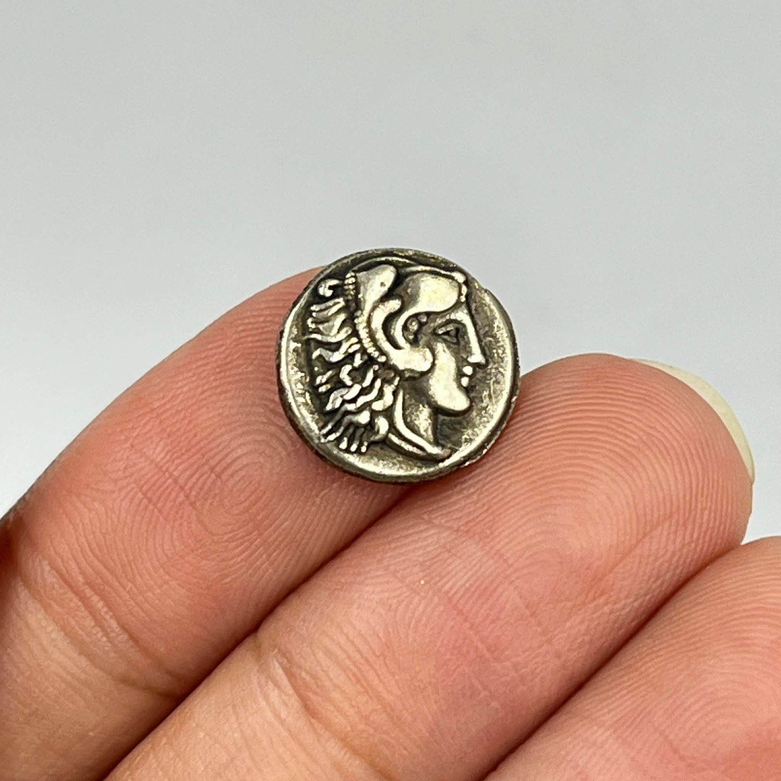 Unique Authentic Ancient Greek Silver Tetradrachm Coin Ca. 454-404 BC