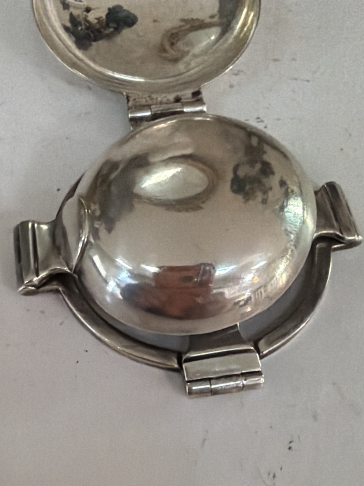 Antique Sterling Silver Spaulding & Co Folding Medicine Spoon Measuring 67.5 G