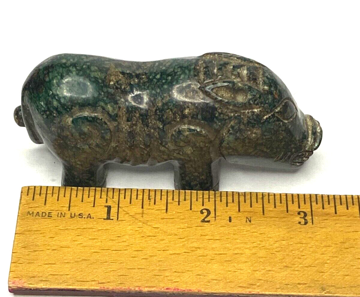 Antique Qing nephrite Jade Pig / Boar