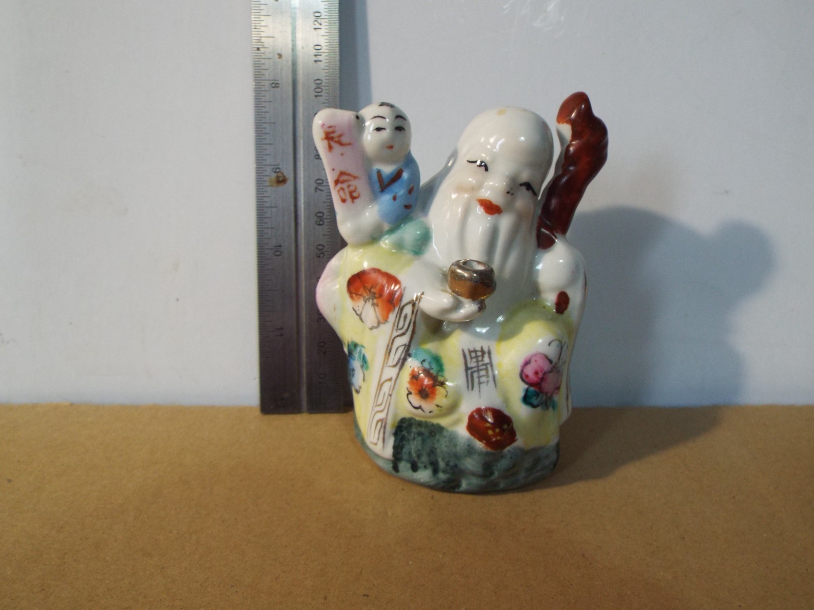 Buddha Statue-Ceramic. 8.5cm #1