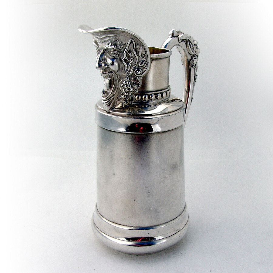 Bacchus Design Pitcher James Tufts Quadruple Plate 1880s