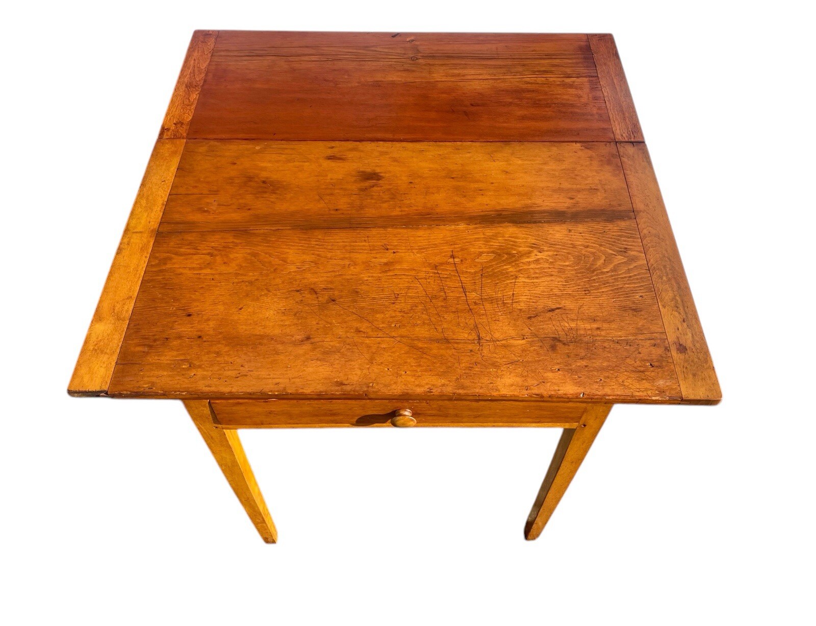 Antique Hepplewhite Drop Leaf Tavern Table / Bakers Table