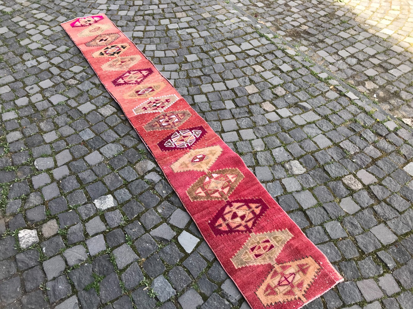 Turkish Antique rug Bohemian Area rug Oushak rug Vintage Rug Handmade Wool rug