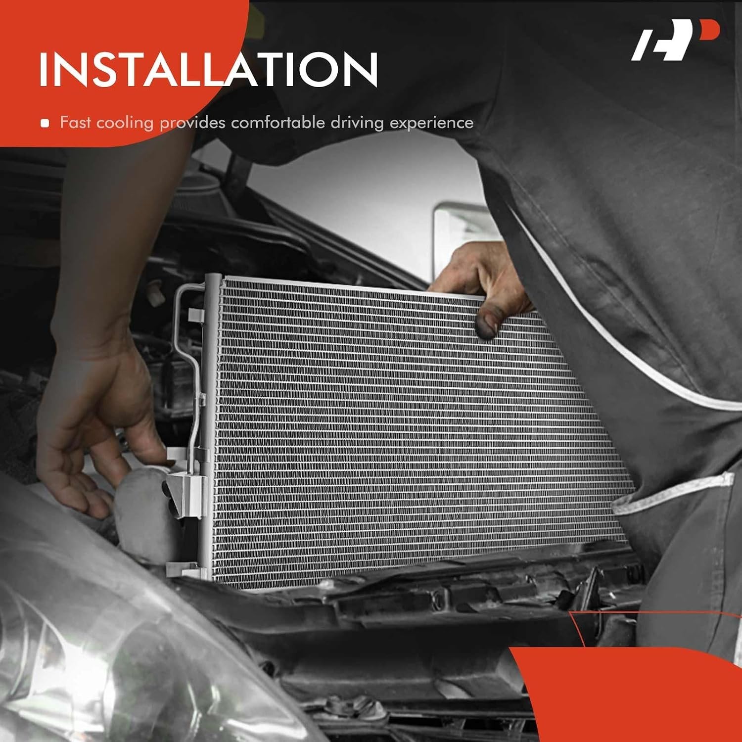 Air Conditioning A/C Condenser Compatible with Toyota Camry 2018-2024, RAV4 2019