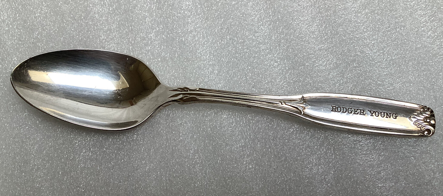 Oneida Silverplate Baronet Teaspoon Mono Rodger Young 6”