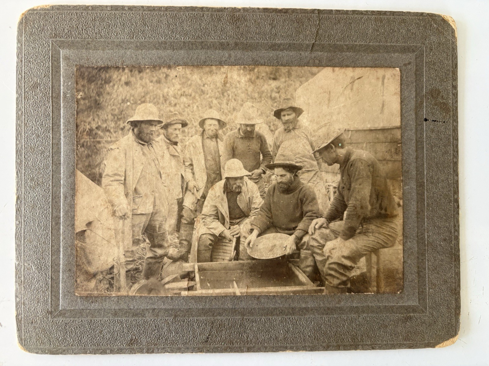 c. 1897-1900 Alaskan Gold Rush Photo Slate Creek White Horse Mining Dist.