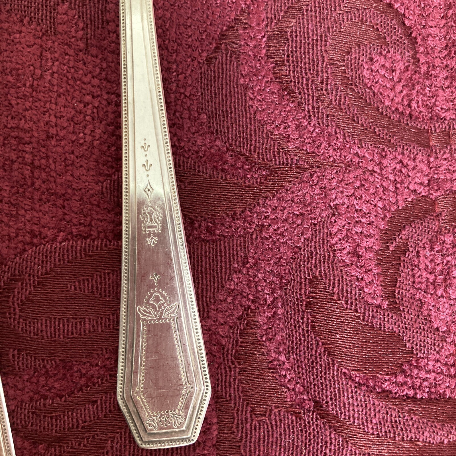 S.E.B. (Samuel E. Bernstein) 6 Silver Plated Place Settings -25 Pieces, 1903
