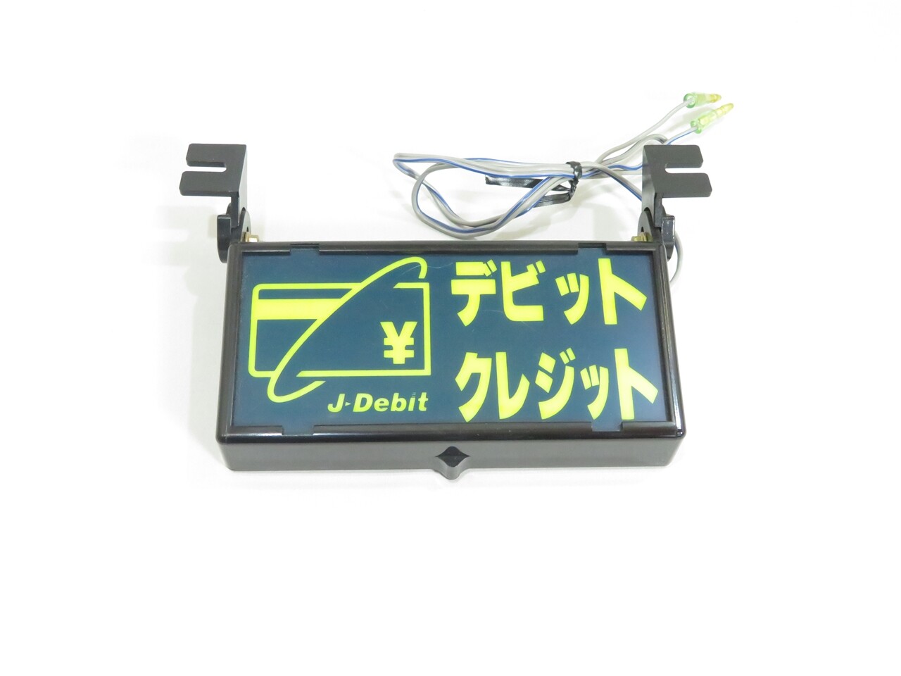 RETRO Japanese Taxi Sign Light “J-Debit デビット Credit クレジット” Hitachi Cab Japan 35