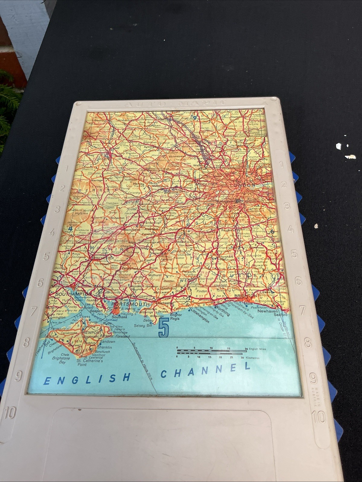 Auto-Mapic Great Britain Automatic Road Map Vintage Tatty Box Classic Car