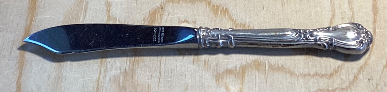 Gorham Chantilly Butter Knife -Sterling Handle -Stainless Blade 6 5/8″-READ AD !