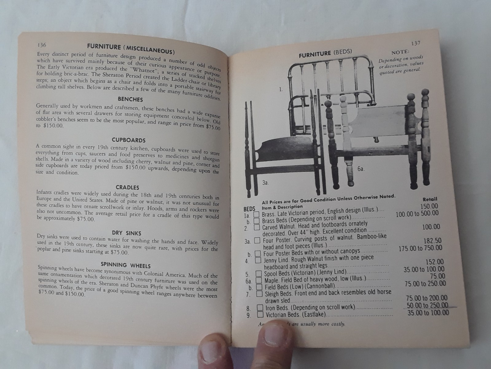 1971 Rev 3rd Edition The Official Guide to Popular Antiques Curios The Price