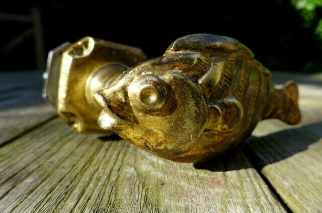 Vintage Beautiful Door Handle with Fish Shaped Handle Design Very Unique Set