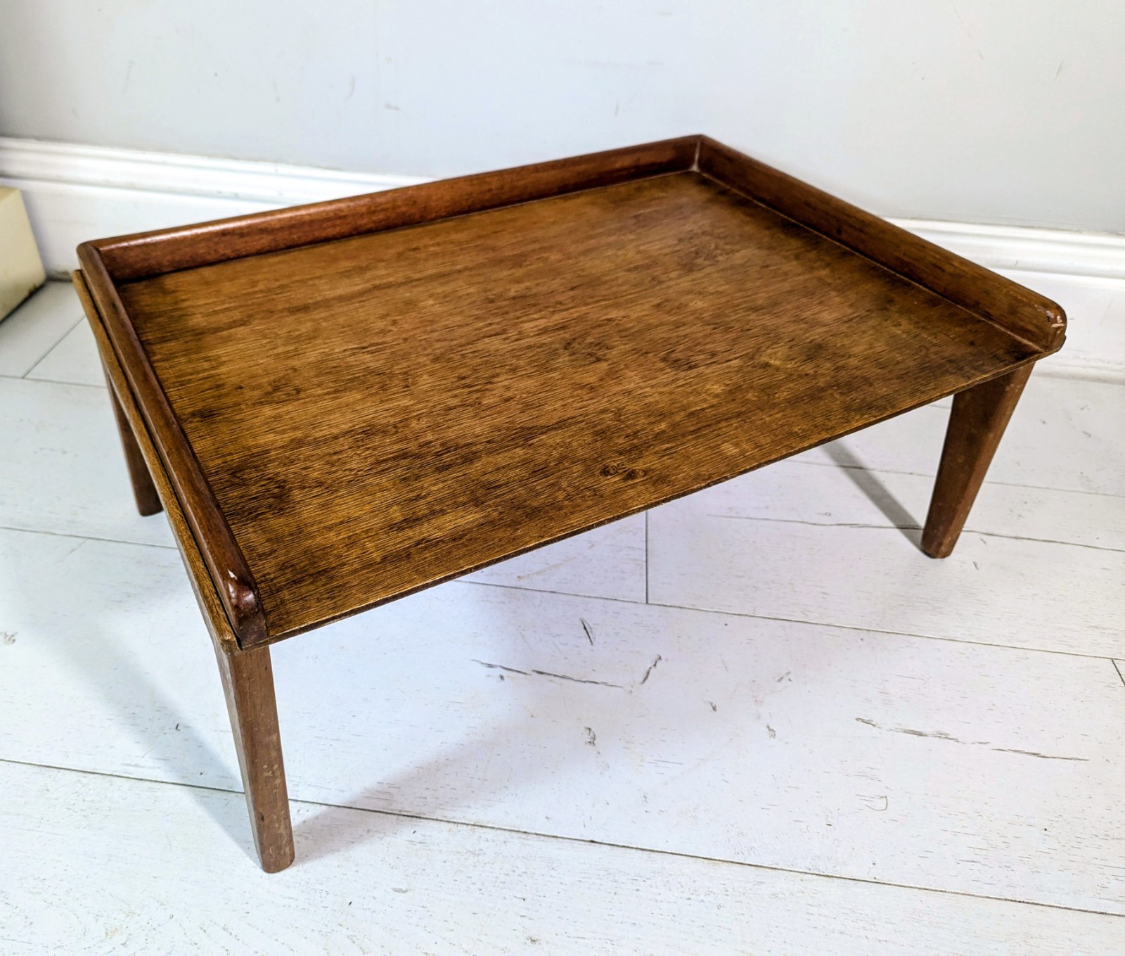Retro Bed Tray Table With Folding Legs Vintage FREE POSTAGE