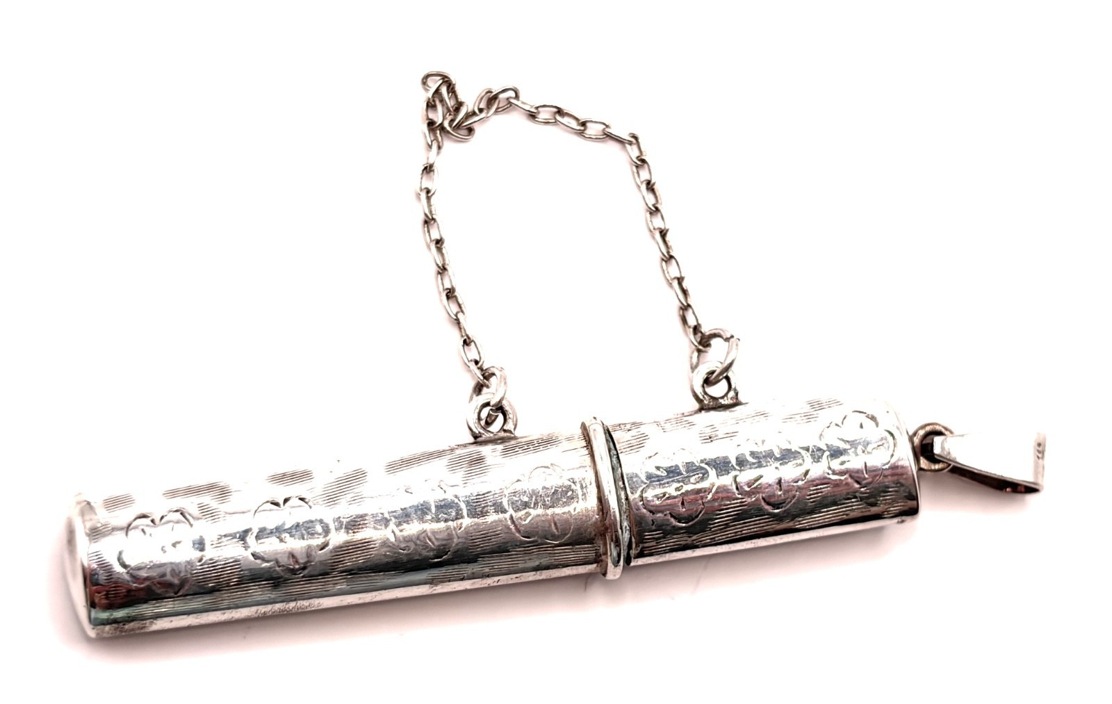 Vintage / Antique Sterling Silver Chatelaine Needle Holder
