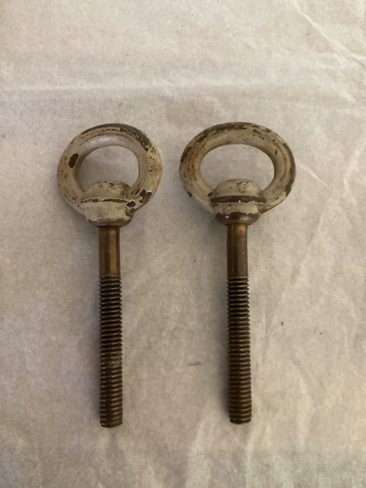 2 Antique Victorian Mirror Frame Bolts-Screws 3 1/4”