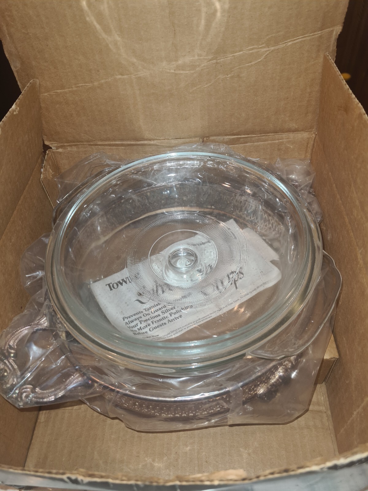 Leonard Silverplated Casserole Dish 551 A Towle Silver Co USA Unused New In Box