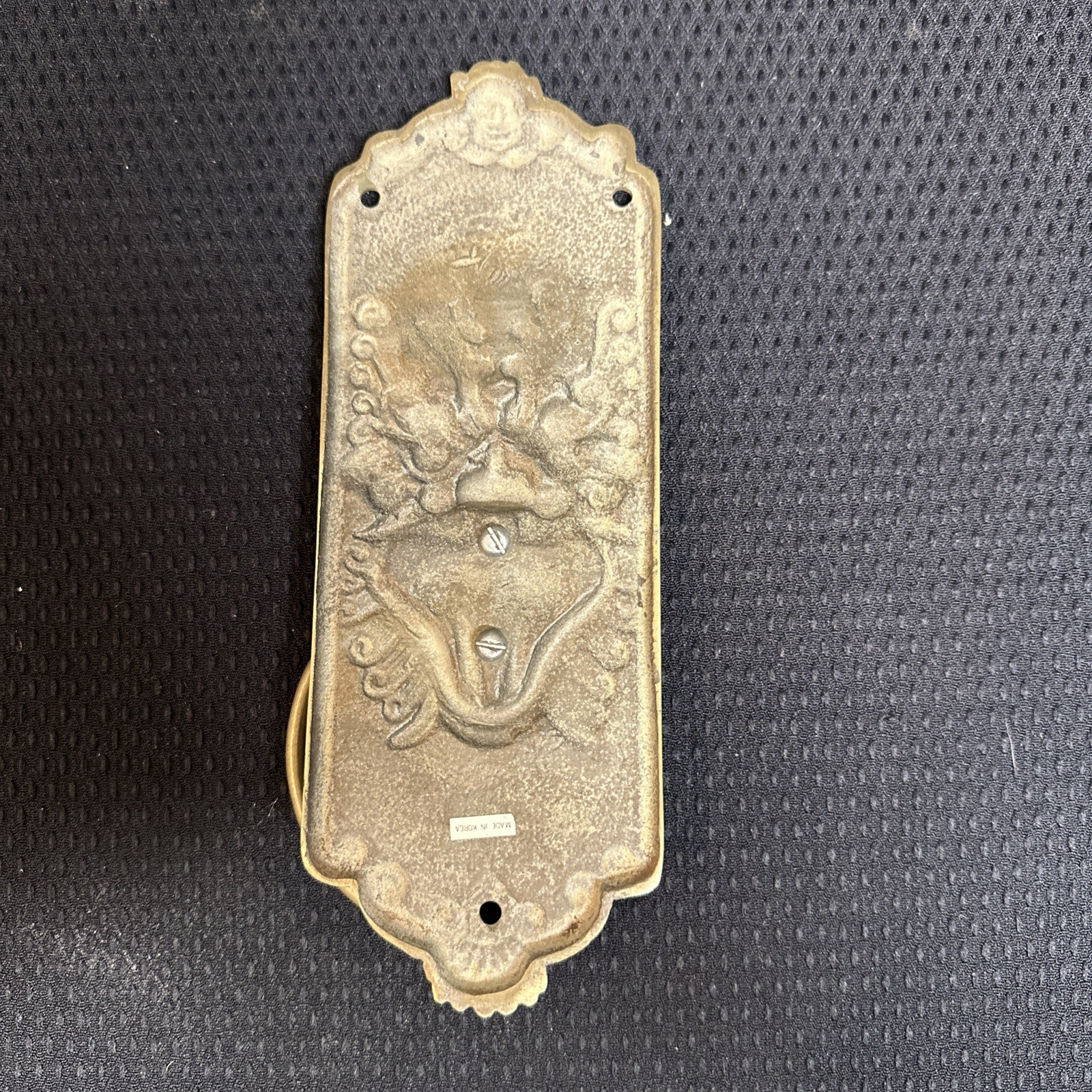 Door Knocker Pull Classic Dragon Motif Serpent Vintage Brass FREE SHIPPING
