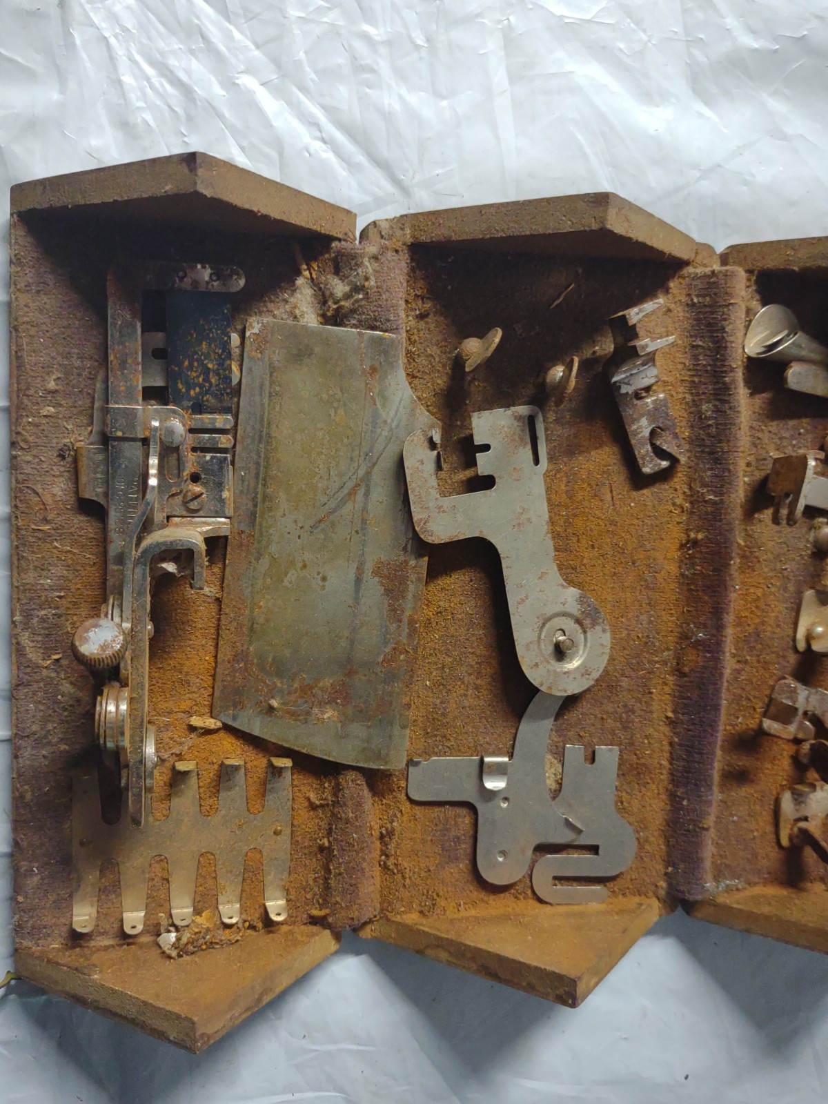 Singer Sewing Machine Puzzle Box w/ Attachments , Antique, 1889
