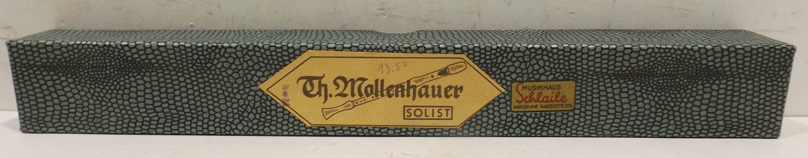 Old Vintage Tuju Moeck Recorder with Putzer in Th.mollenhauer Box