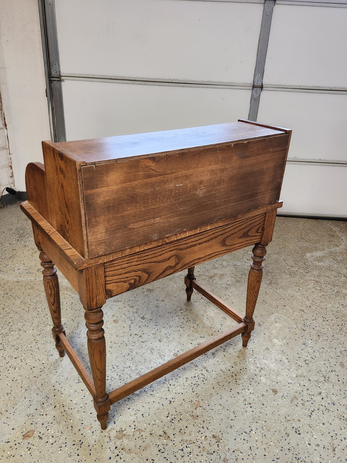 Vintage Oak Secretary, Roll Top Desk & Dresser