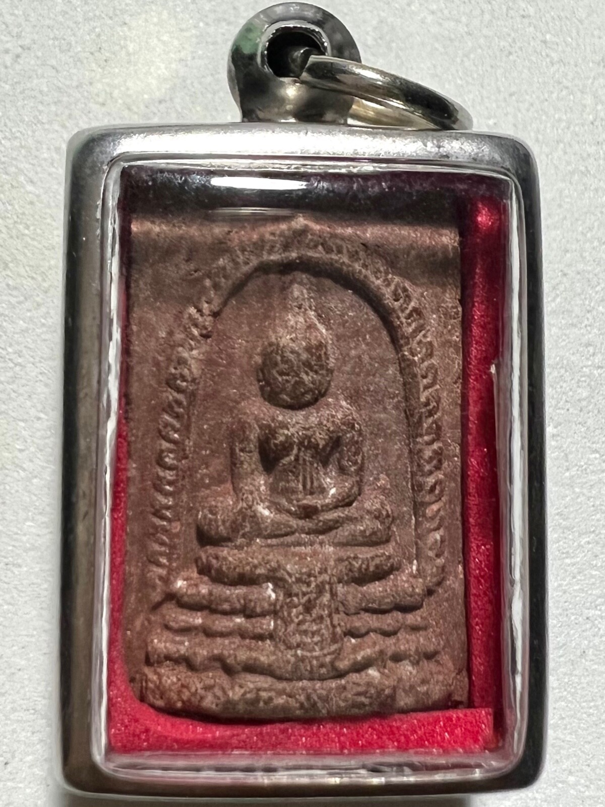 PHRA LP WAT RAIKHING RARE OLD THAI BUDDHA AMULET PENDANT MAGIC ANCIENT IDOL#5