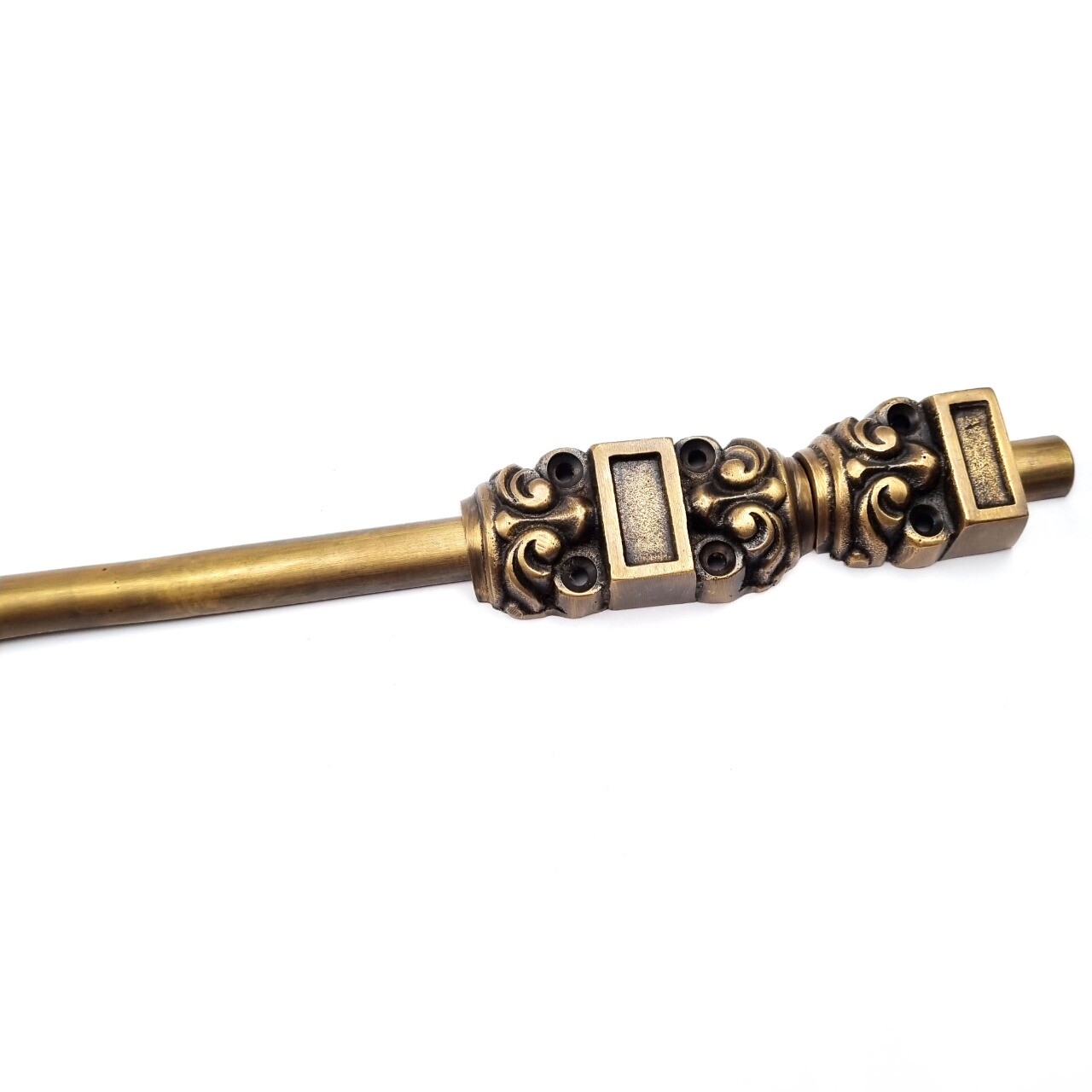 CREMONE Rustic Handmade Solid Brass Heavy French Turn Bolt 110″ Vintage Espagnol