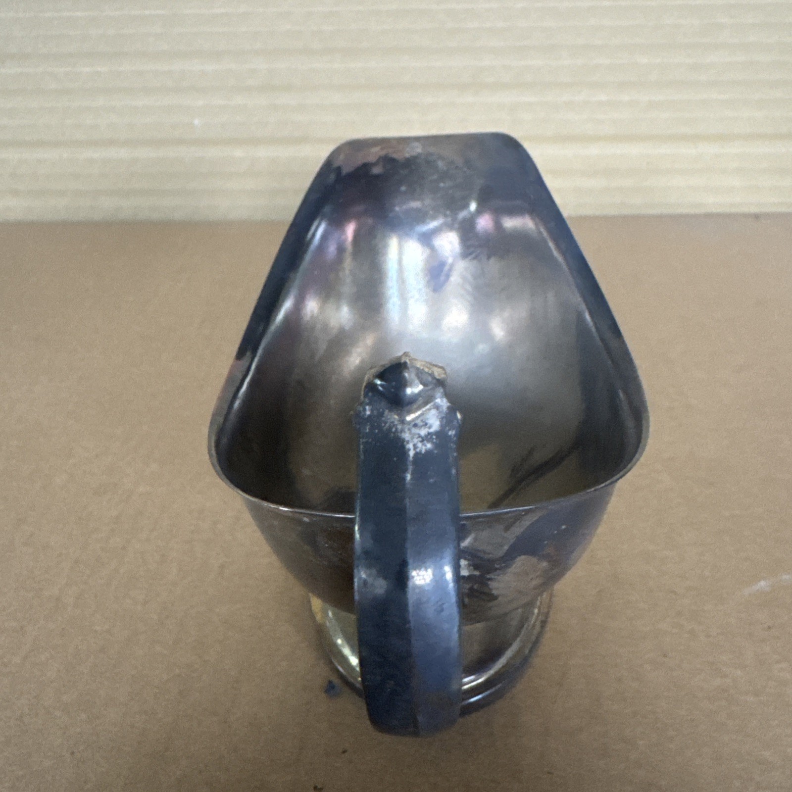 Vintage silver plated sauceboat