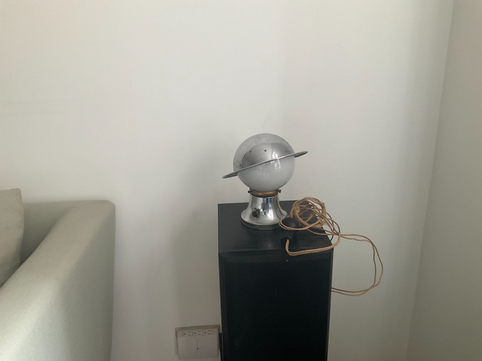 Chase Walter Von Nessen Constellation Saturn Lamp Issues Missing Finial Rare