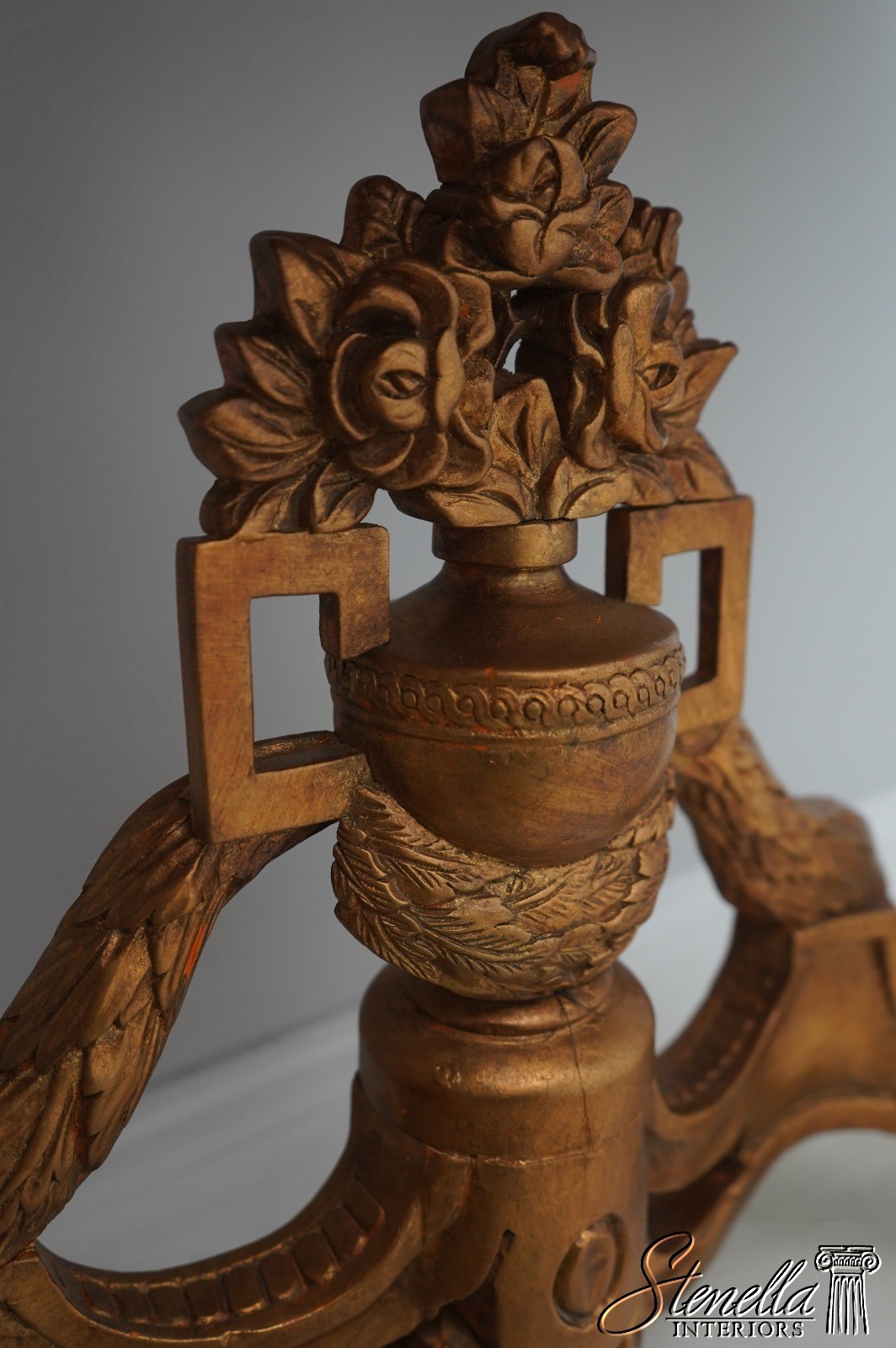72255: Pair Of French Louis XV Style Marble Top Wall Console Tables