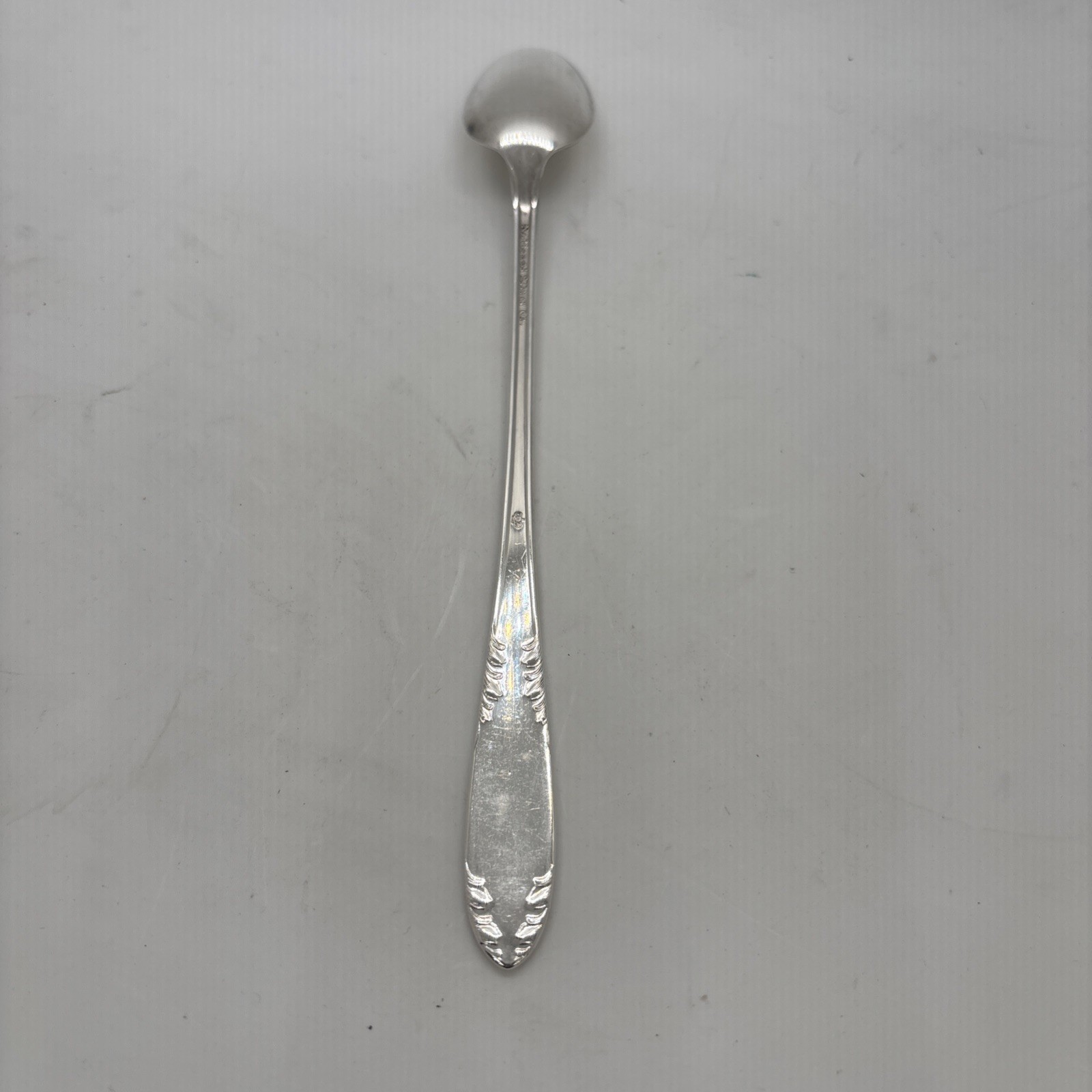 Antique Iced Teaspoon Flatware KING EDWARD 1936/1951 National Silverplate 7.5”