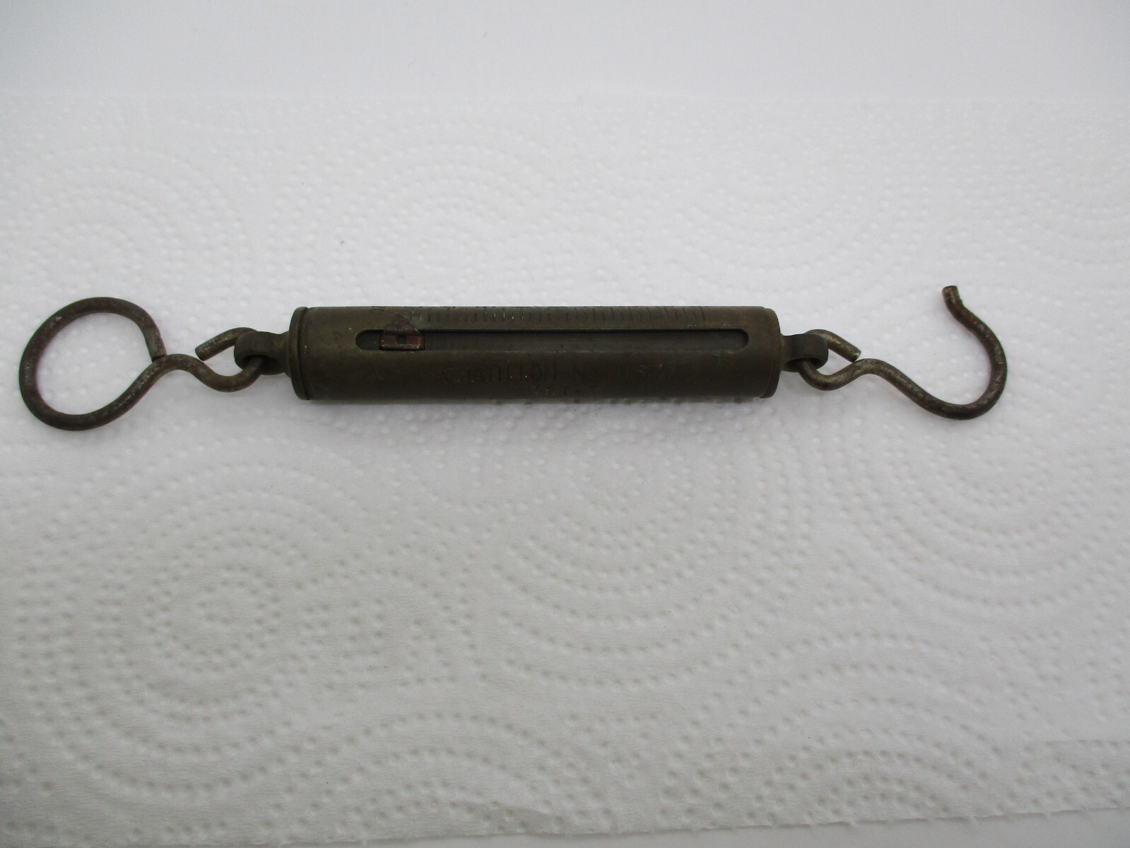 Vintage/Antique Chatillon Brass 2-Pound Hanging Scale – INST-T