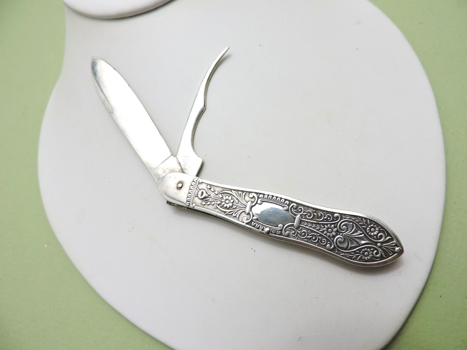 Vintage Sterling Silver Fruit Knife Blade & Pick HIGHLY detailed even the Blade!