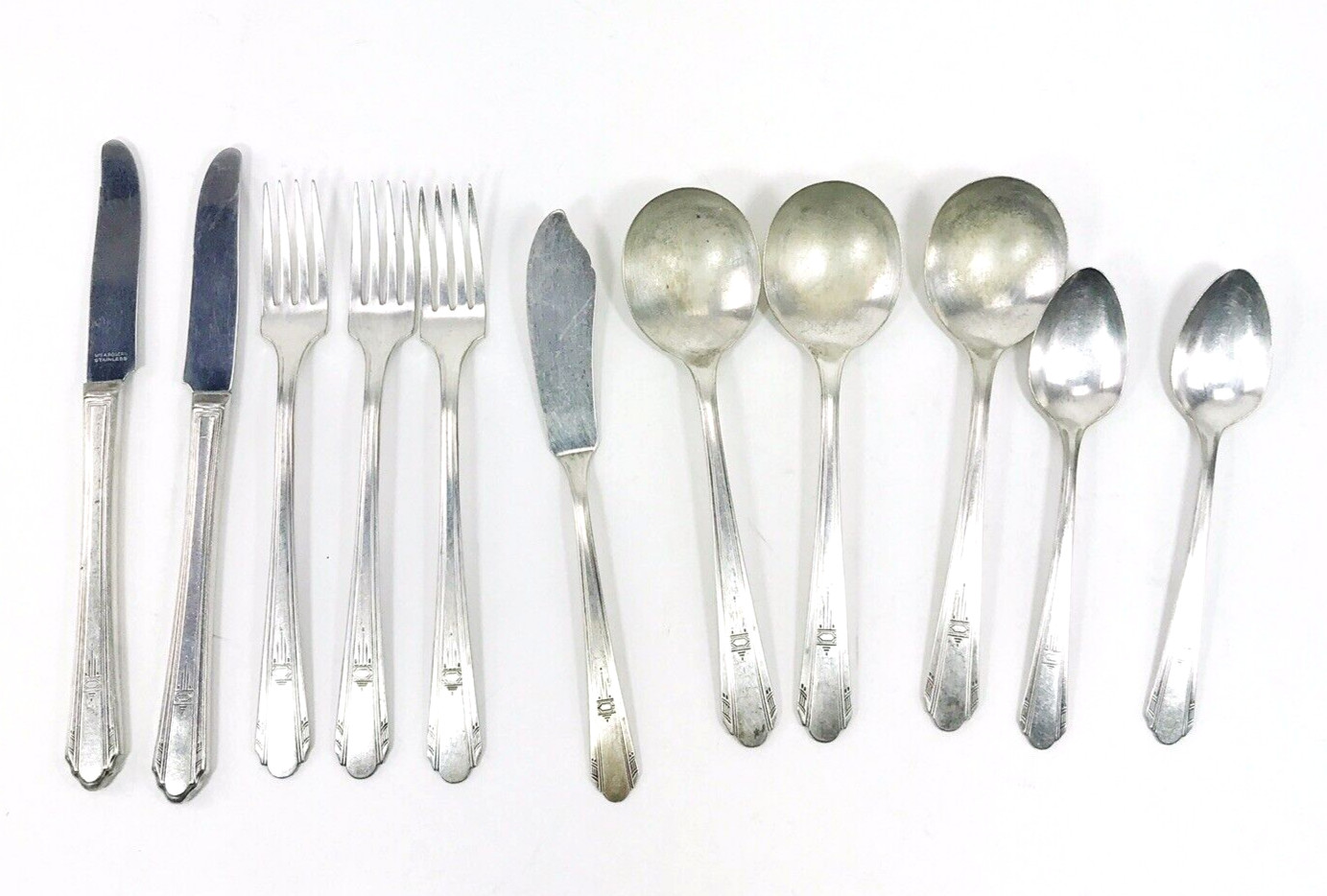 1933 Paramount Pattern Wm A Rogers Old Vintage Flatware Knives Forks Spoons
