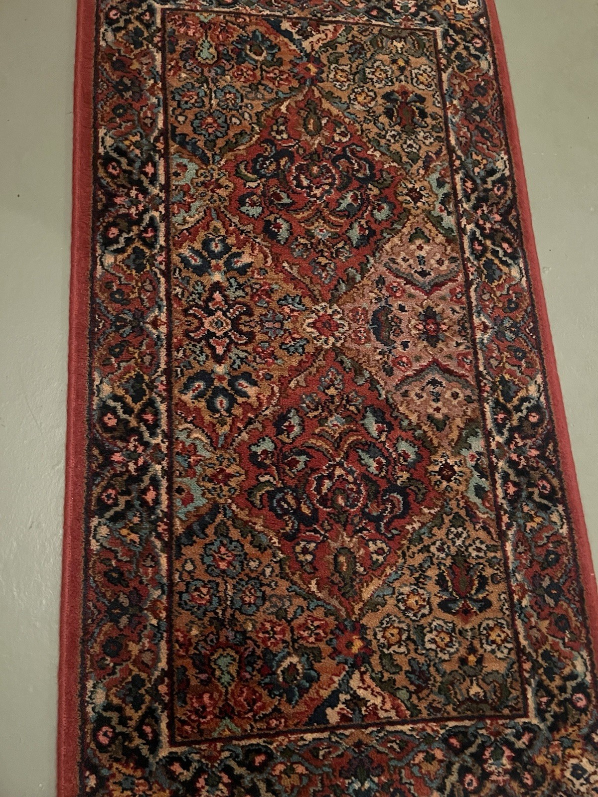 Karastan Rug 2×4 Multicolor Panel Kirman #717, Original 700 Series Rug