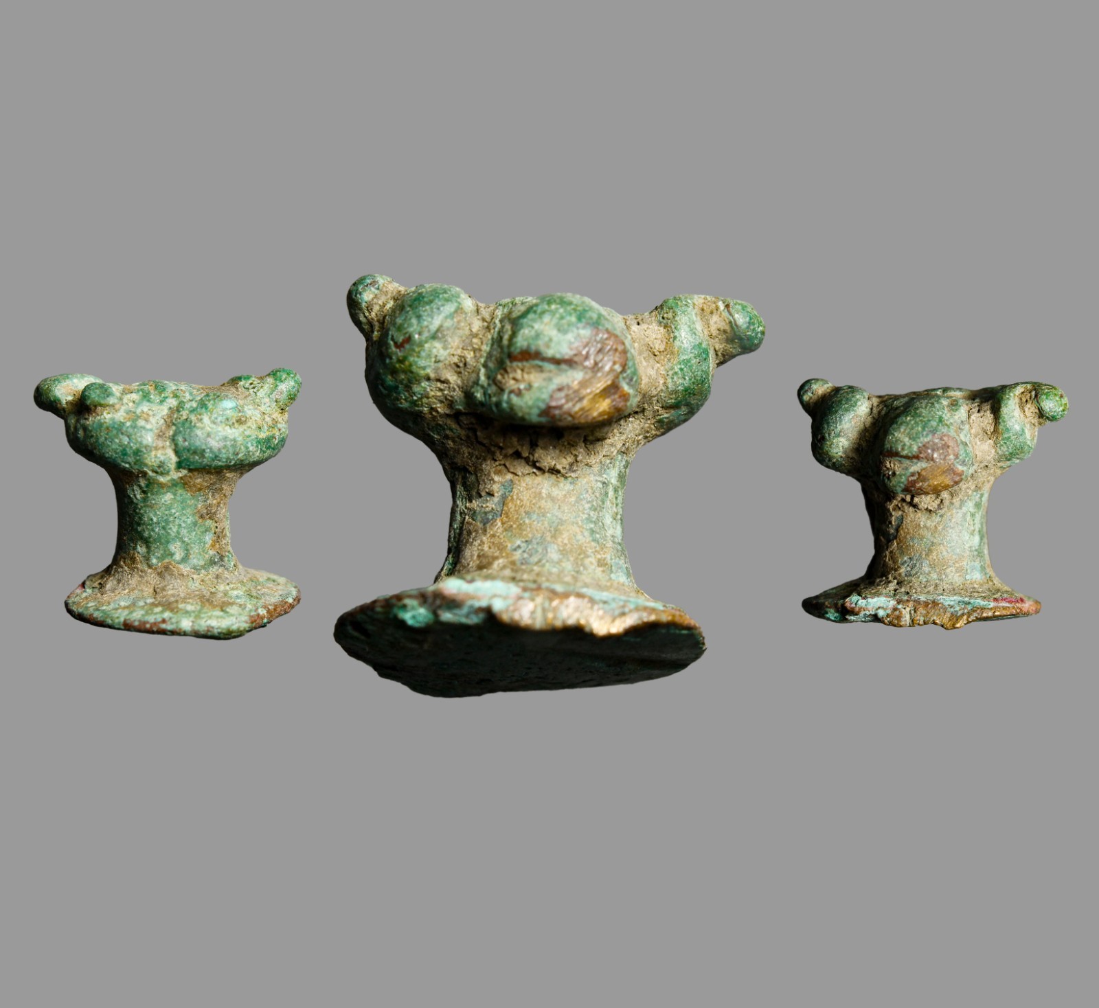 Ancient Egyptian Bronze Senet Game Piece (Circa 1550–1070 BC) 14mm Authentic COA