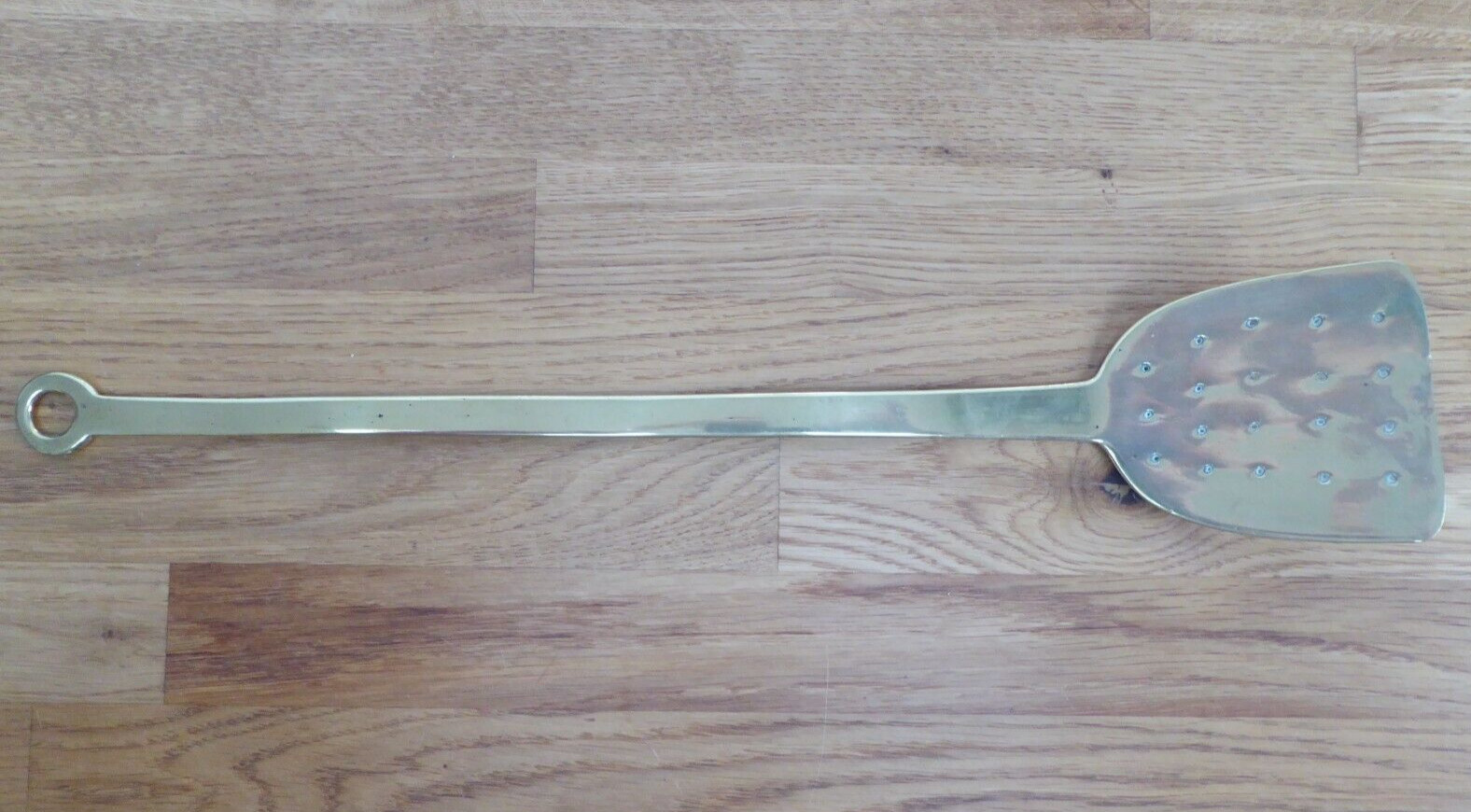 Antique 18th Century Brass Fish Slice/Spatula
