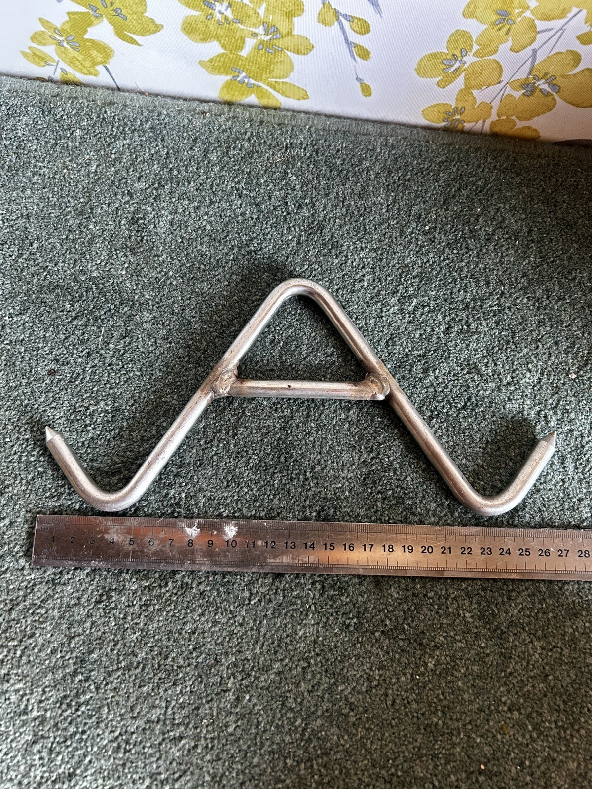 GAMBREL DOUBLE MEAT HOOK A FRAME LARGE BUTCHERS GAME vintage🪝 🦌