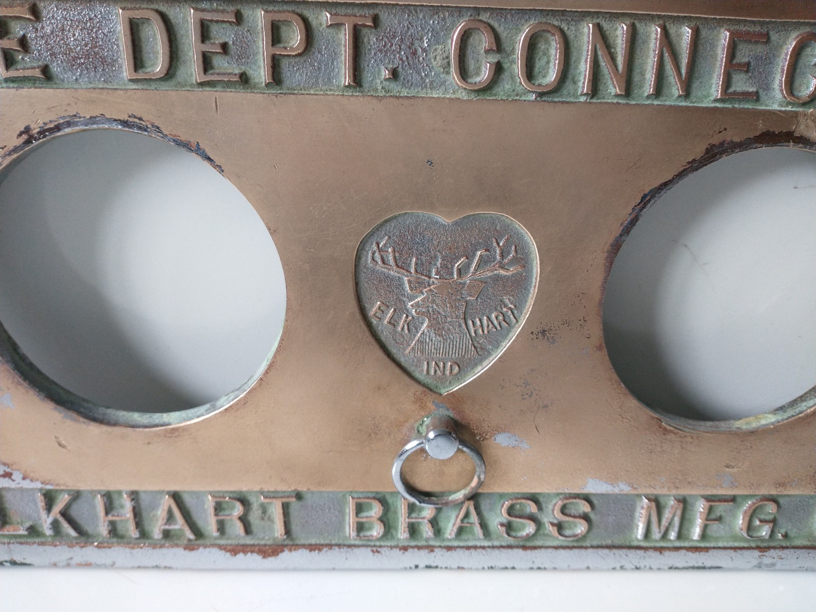 VintageAutomatic Sprinkler FireDept.Standpipe Elkhart Brass Mfg.Co. 10 lb 9″x15″