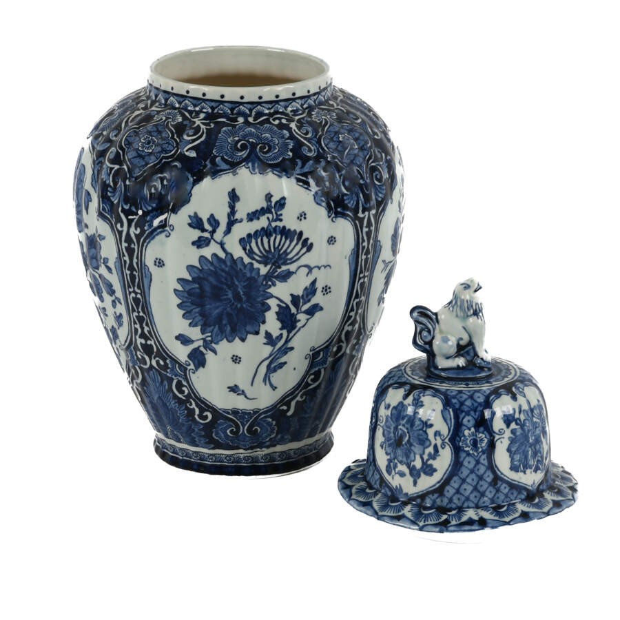 Royal Sphinx Delft Baluster Vase
