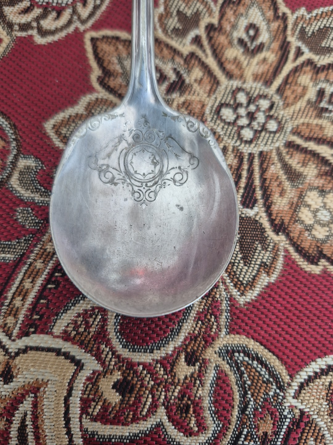 LOUIS XVI 1911 SERVING OR TABLE SPOON BY COMMUNITY SILVER PLATE